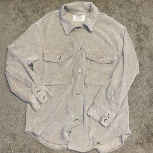 corduroy-like shacket